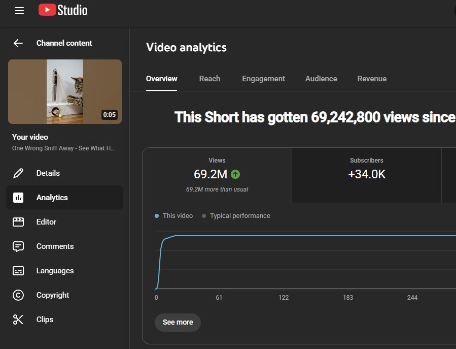 104 million views on one short