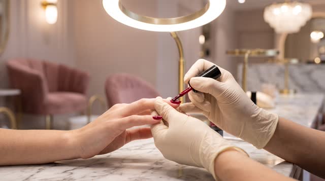 Reference still: nail salon